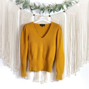 Something Navy Comfy Knit Puff Sleeve Sweater, Sz Small ♥️